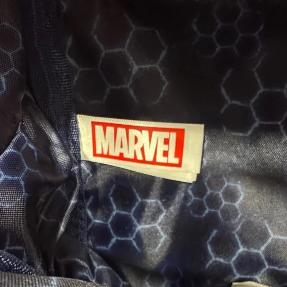 Marvel Navy Backpack with Gold Details - Picture 2 of 4